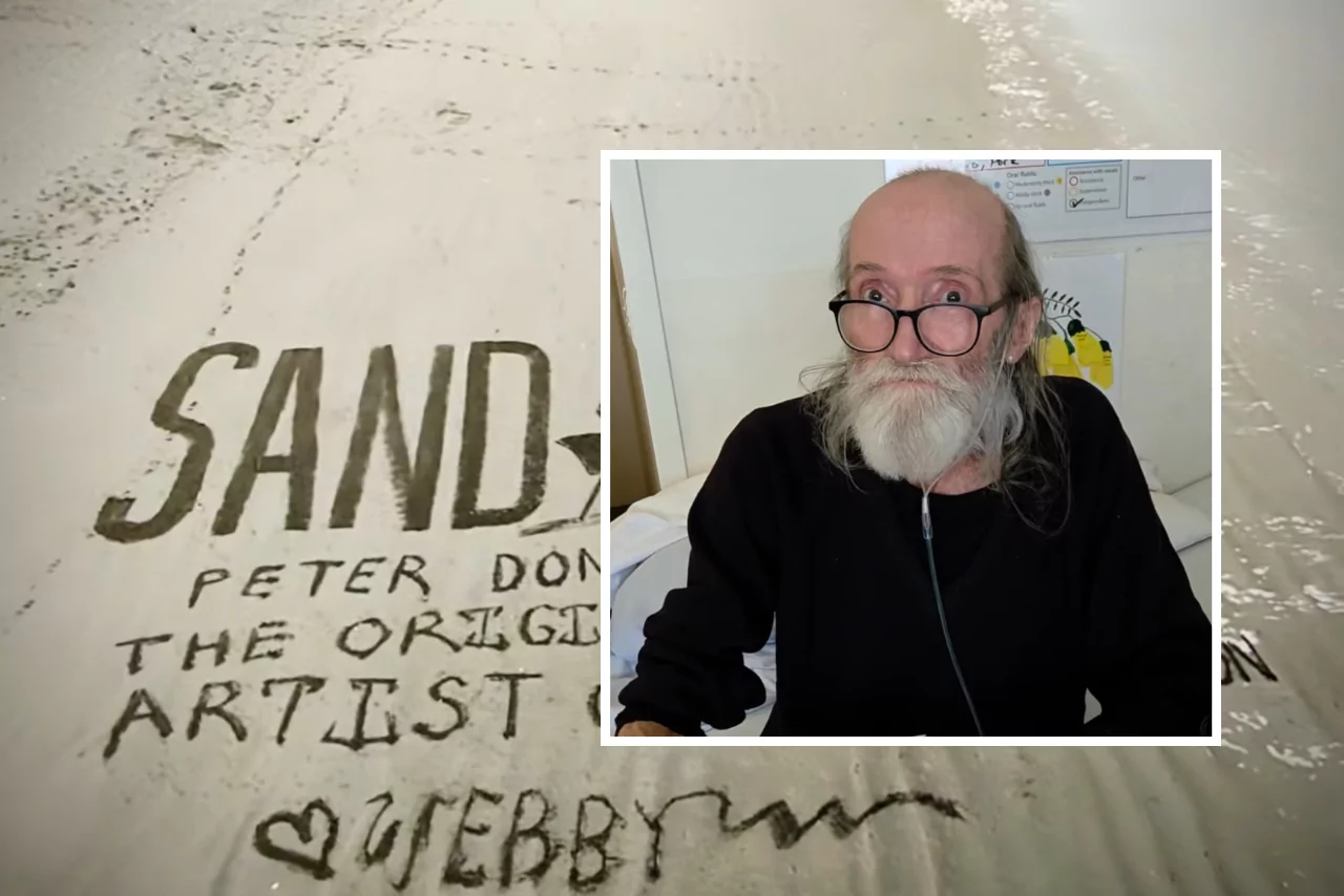 Christchurch sand artist Peter Donnelly dies aged 74