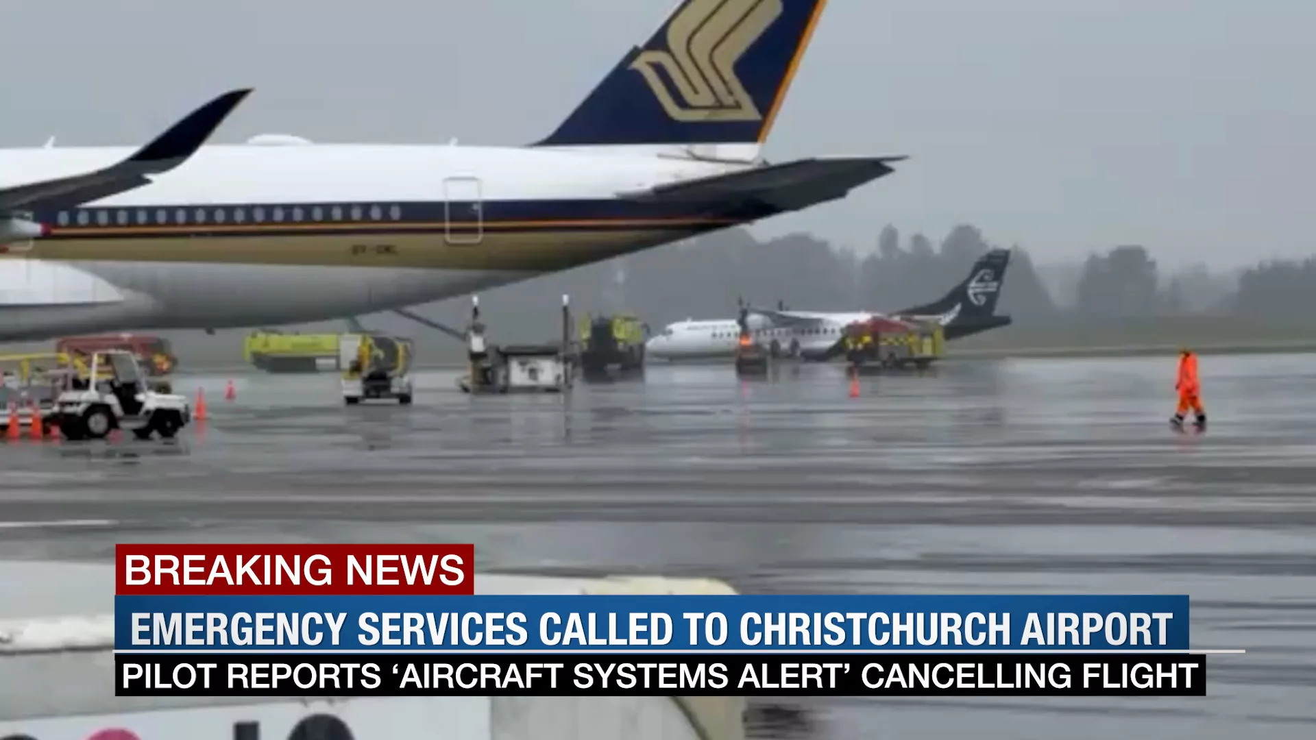 Air New Zealand flight cancelled after aircraft alert at Christchurch Airport