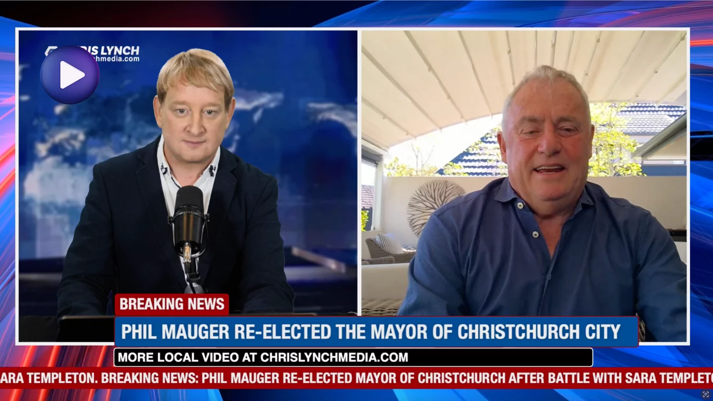 Exclusive first interview with Phil Mauger re-elected as Mayor of Christchurch