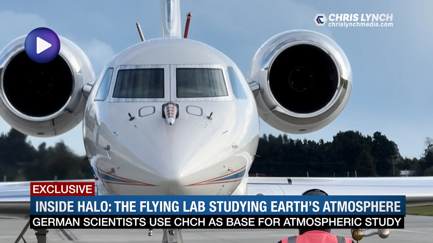 EXCLUSIVE: Step aboard the German HALO aircraft in Christchurch, a flying science lab