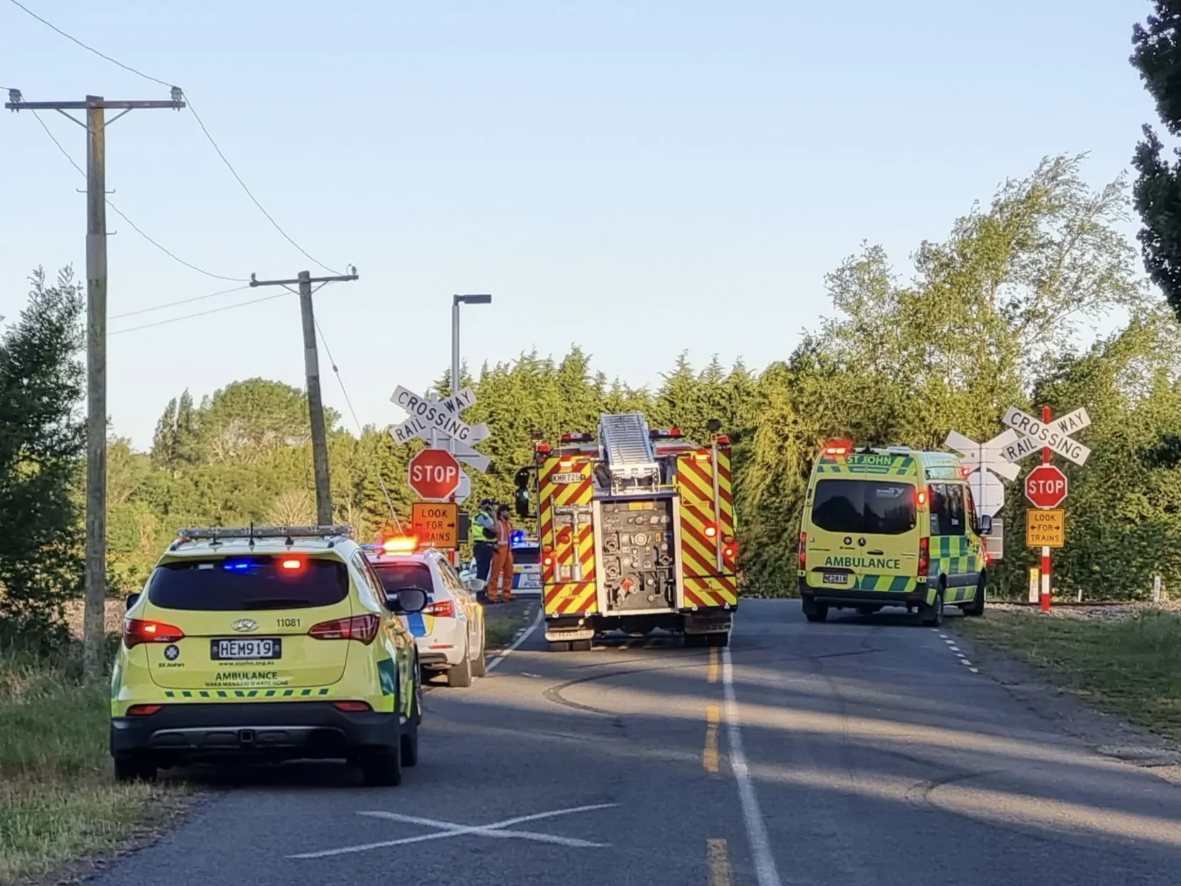 Person seriously injured in crash involving car and train in Kaiapoi