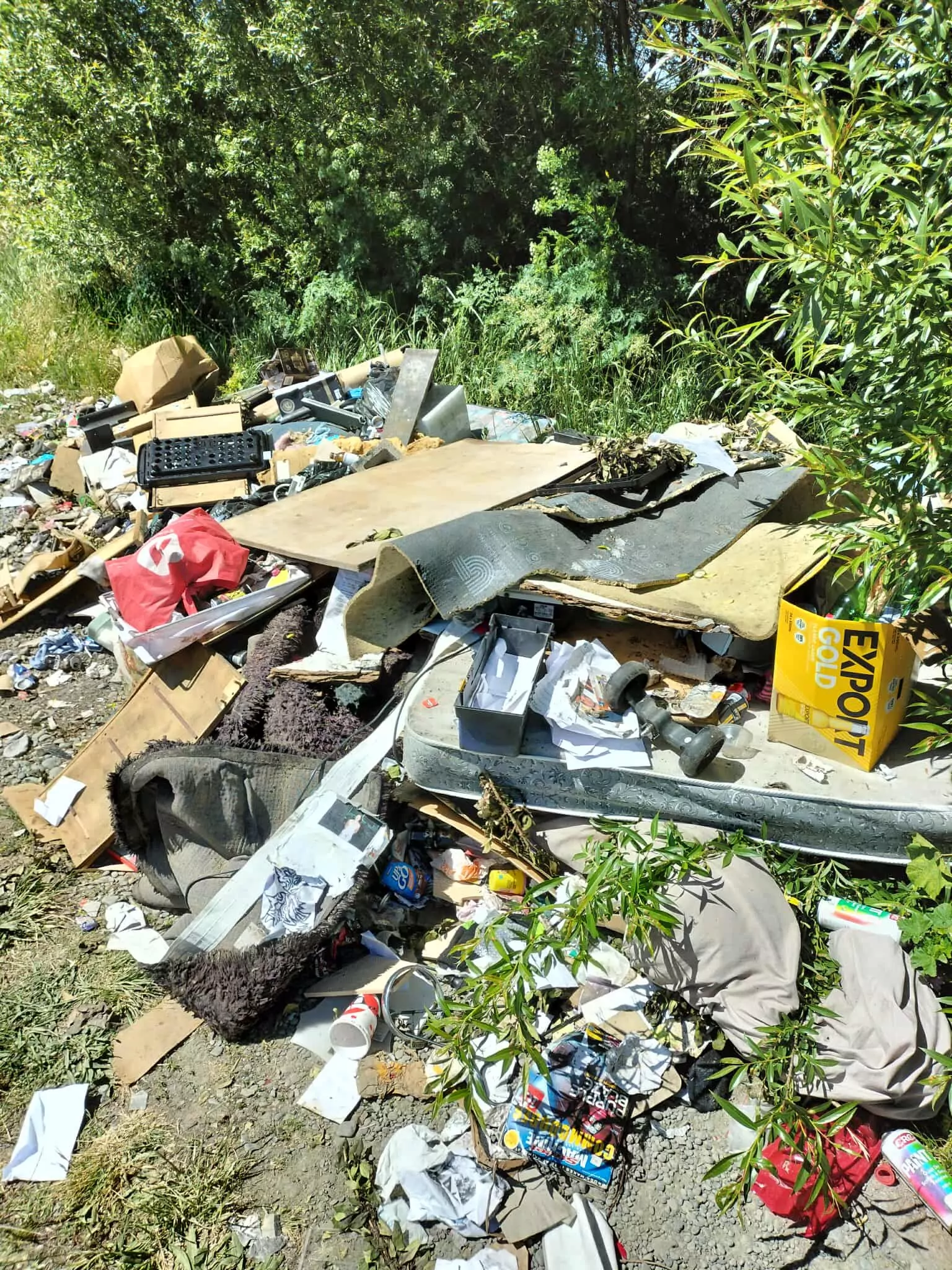 Kaiapoi resident ‘disgusted’ after large illegal rubbish dump