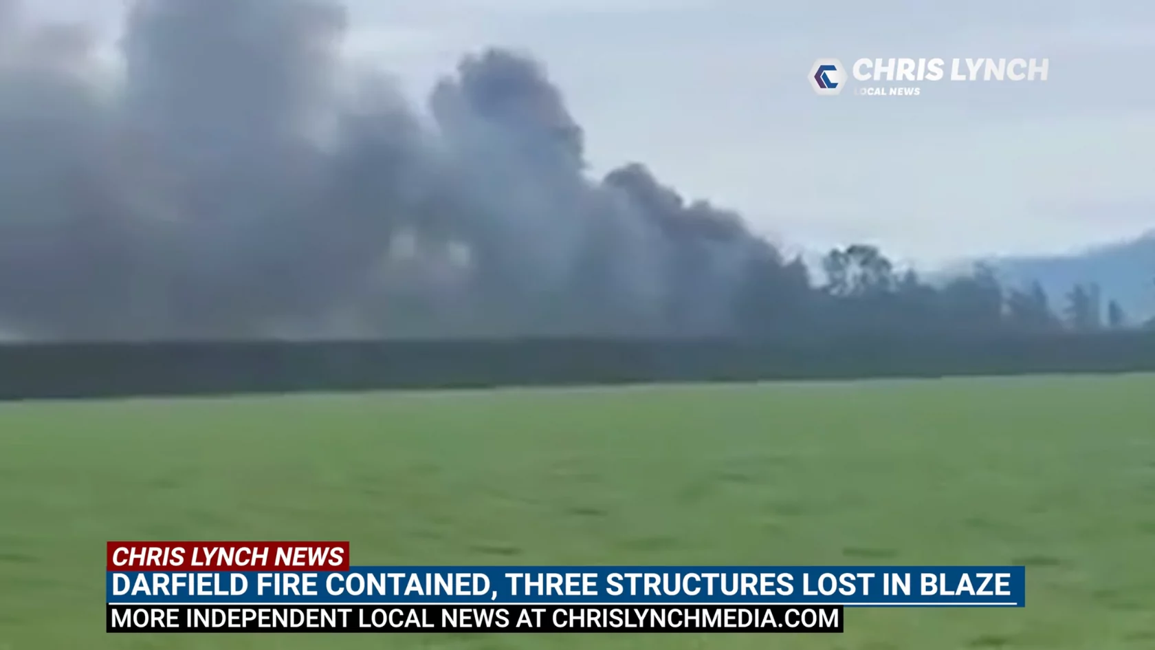 Three structures lost in Darfield fire