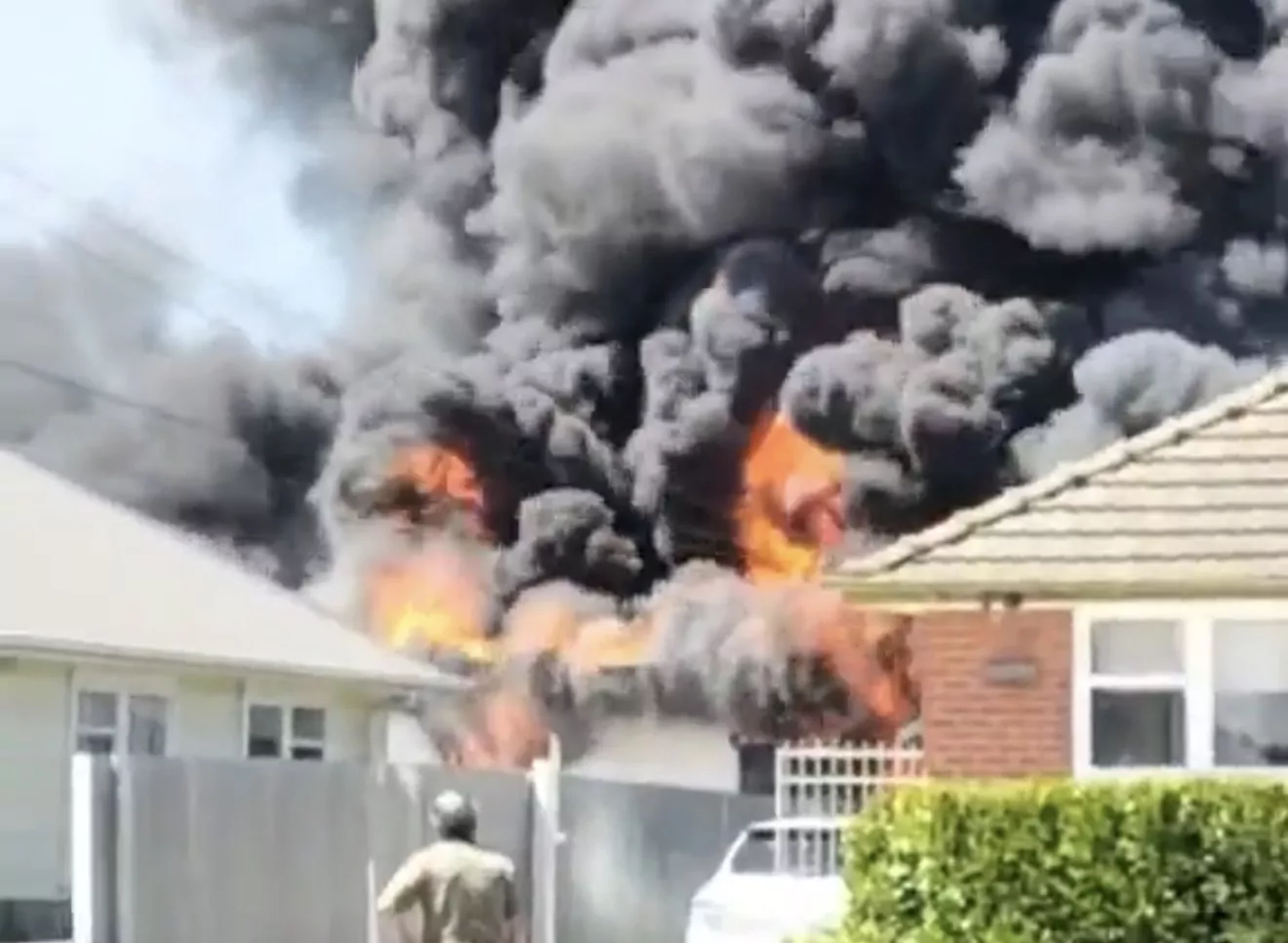 Firefighters extinguish large Papanui blaze