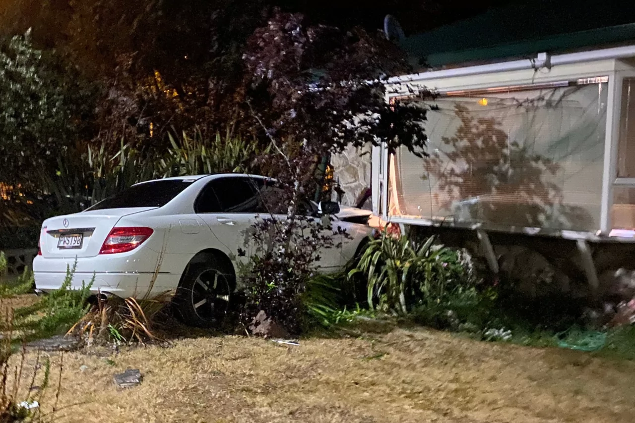 Car crashes into Burwood house