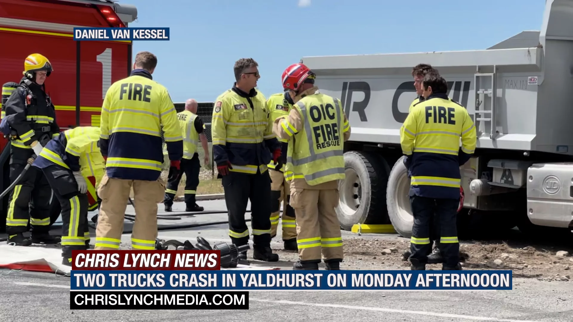 Crash involving two trucks closes Yaldhurst intersection