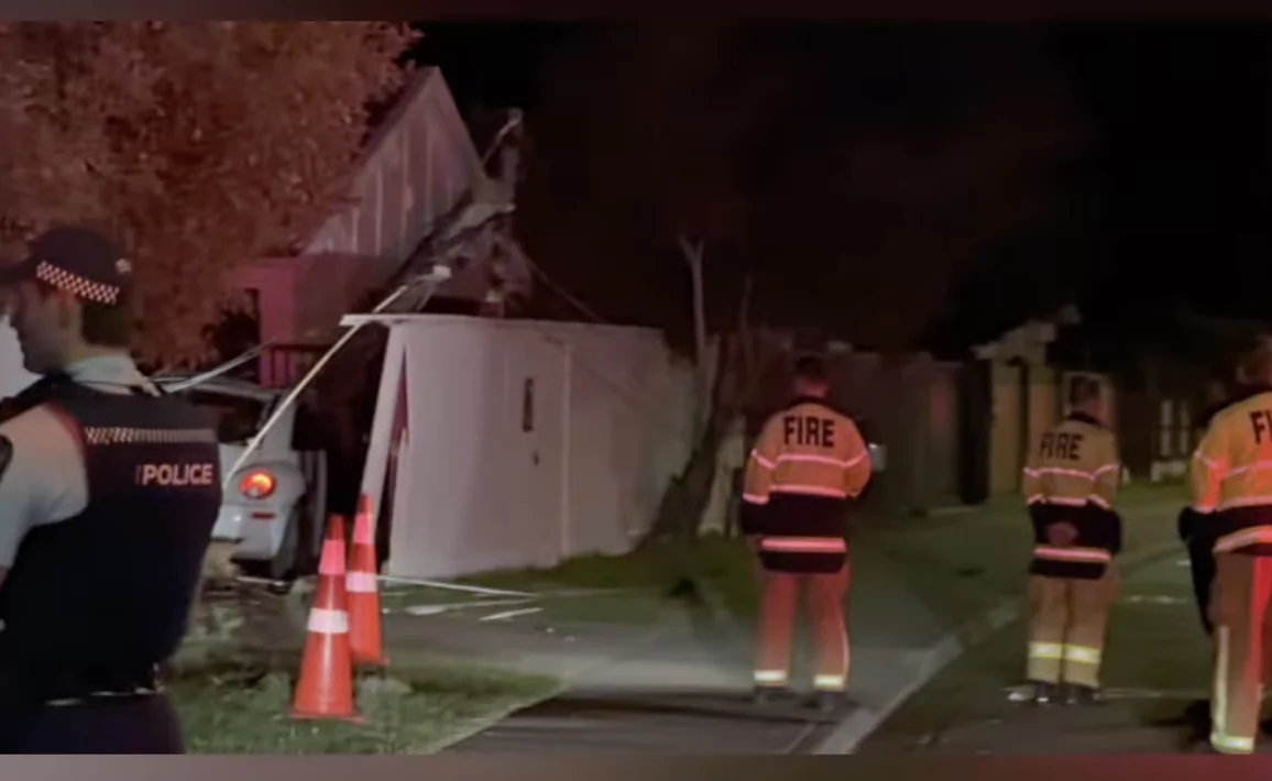Man injured after crashing car into house then running from scene in Christchurch