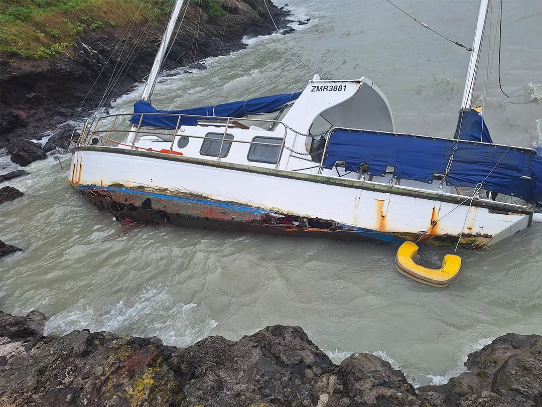Two vessels grounded in Lyttelton Harbour after severe weather