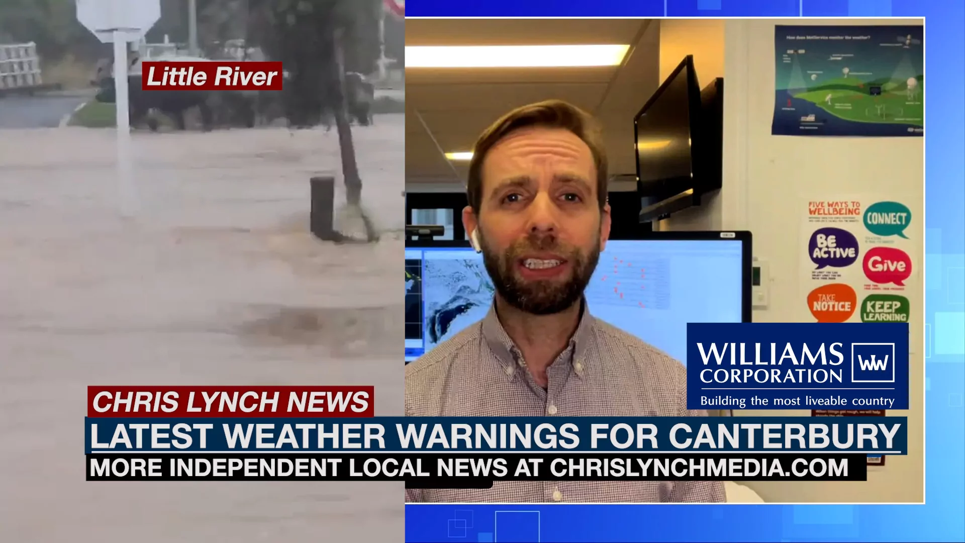 Heavy rain lashes Canterbury as MetService warns of more to come