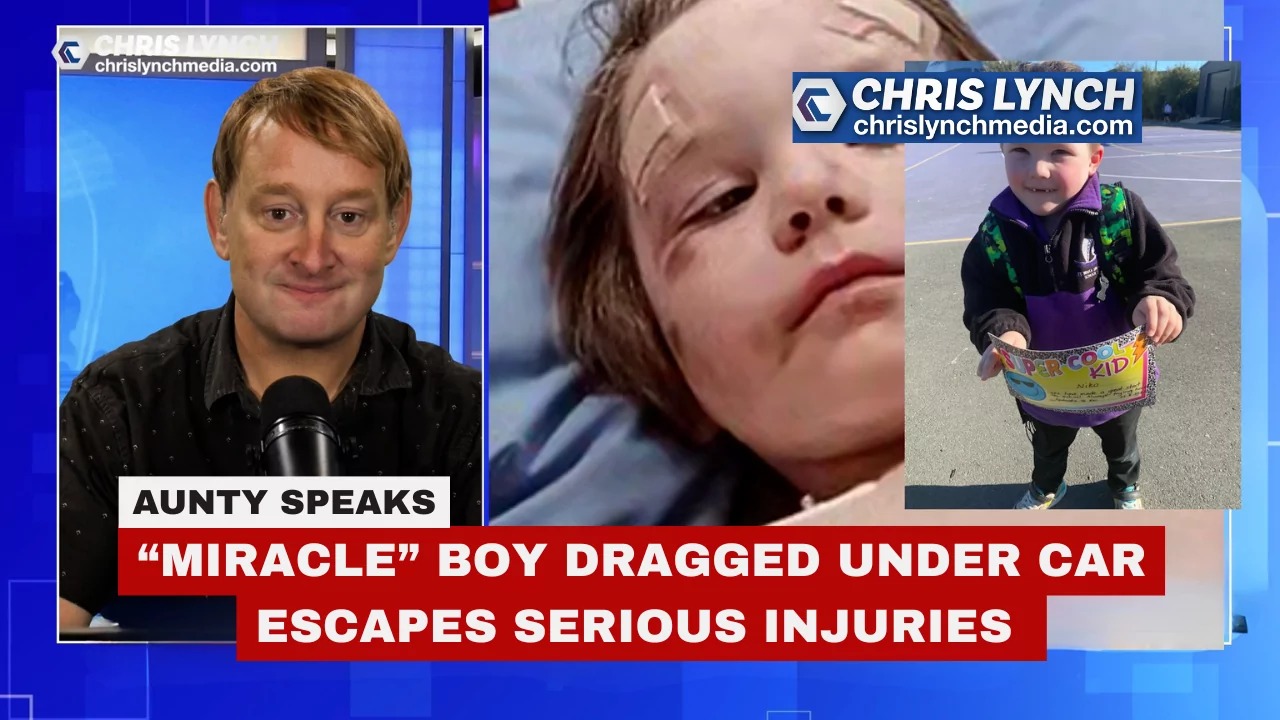 Boy trapped under car in driveway horror escapes serious injuries, aunty speaks