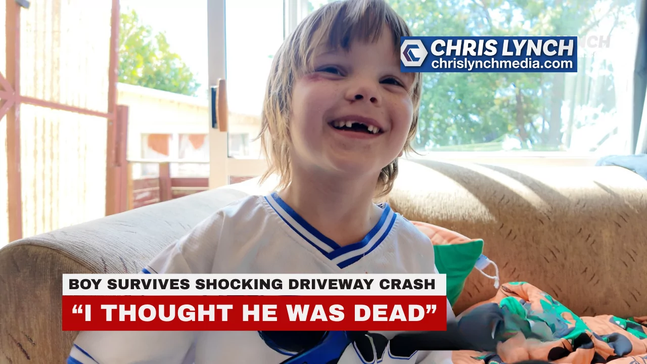 “I thought he was dead” Five year old Ferry Road crash survivor hailed a miracle