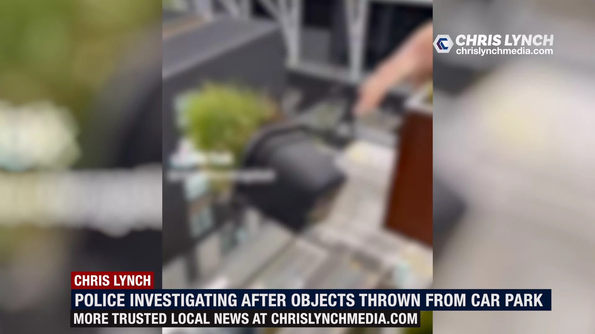 Christchurch central city danger warning after objects hurled from car park