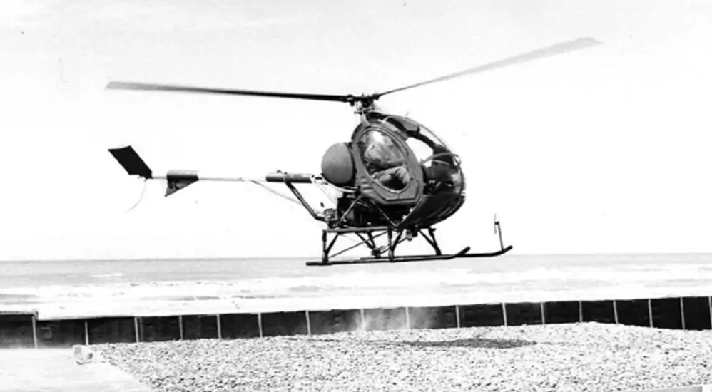GCH Aviation's first helicopter would take scenic flights from New Zealand 1983