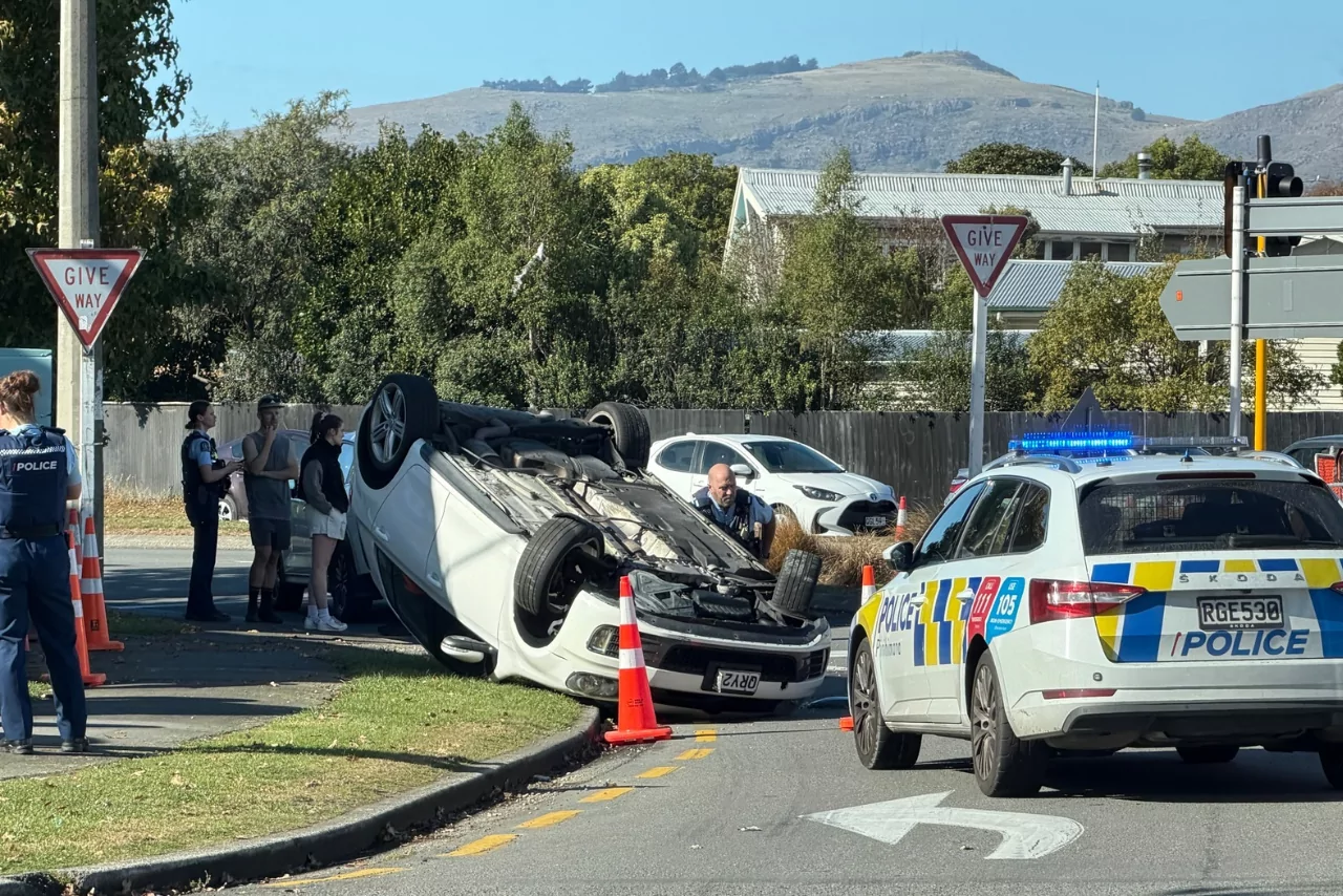 Person injured in Opawa crash