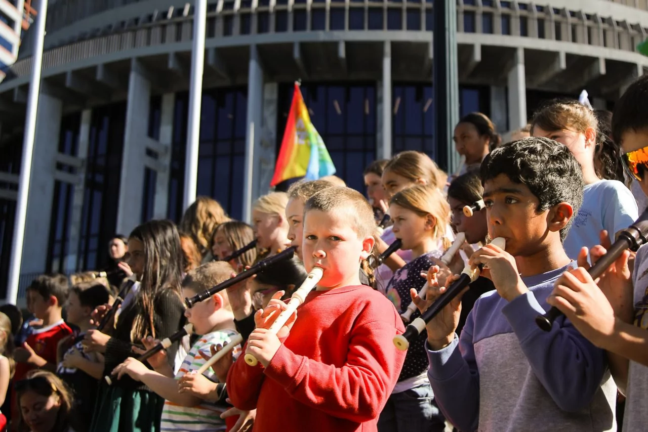 NZEI stands by kids protest as Seymour questions use of children
