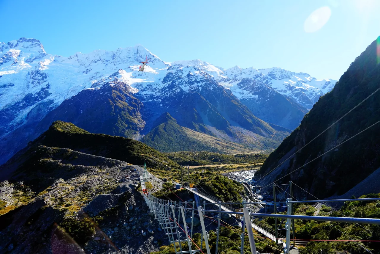 DOC selling parts of iconic Mount Cook suspension bridge