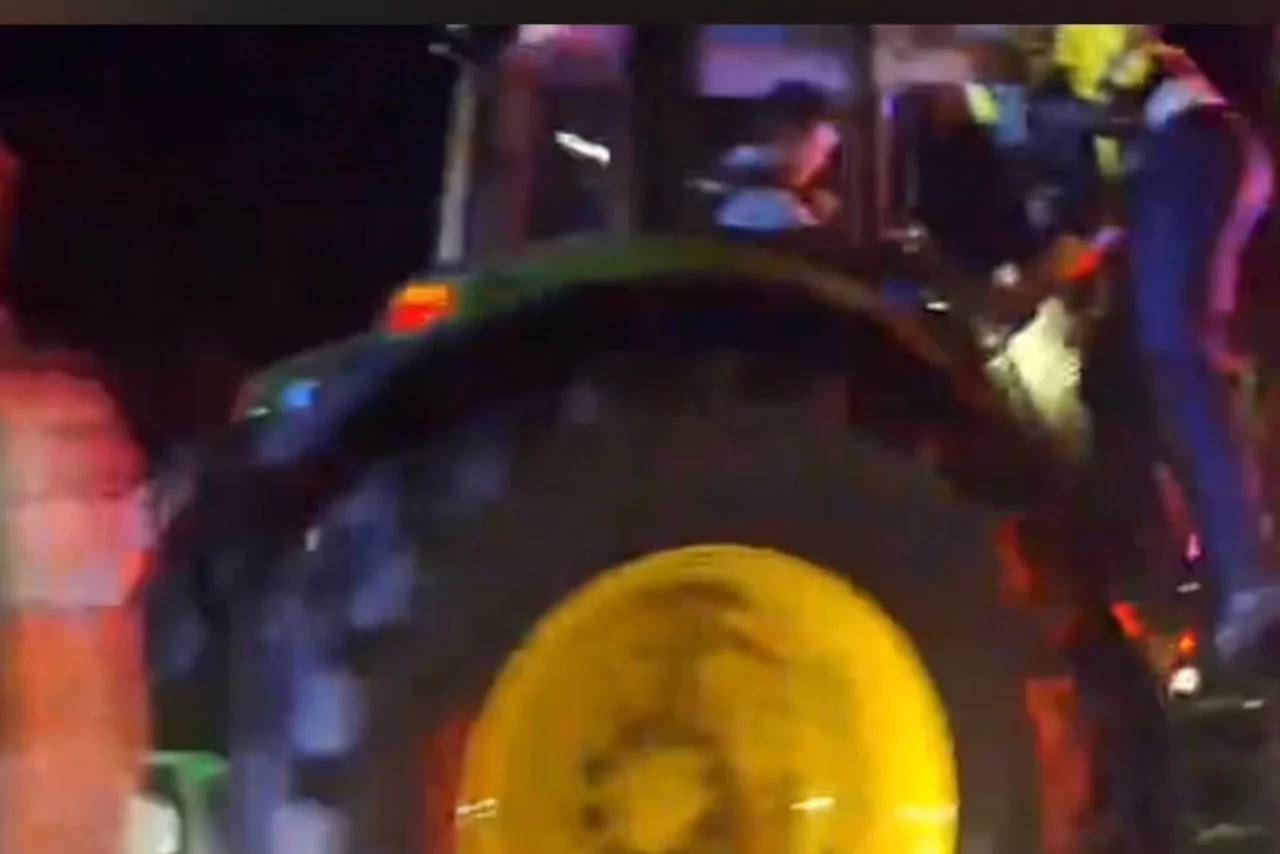 Tractor stolen by youth leads to low-speed police pursuit