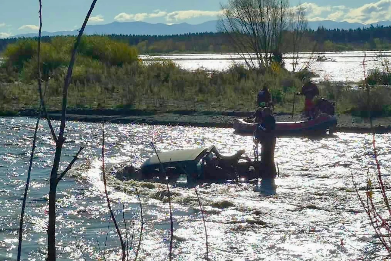 Coastguard rescues person and dogs stranded on ute in Waimakariri River